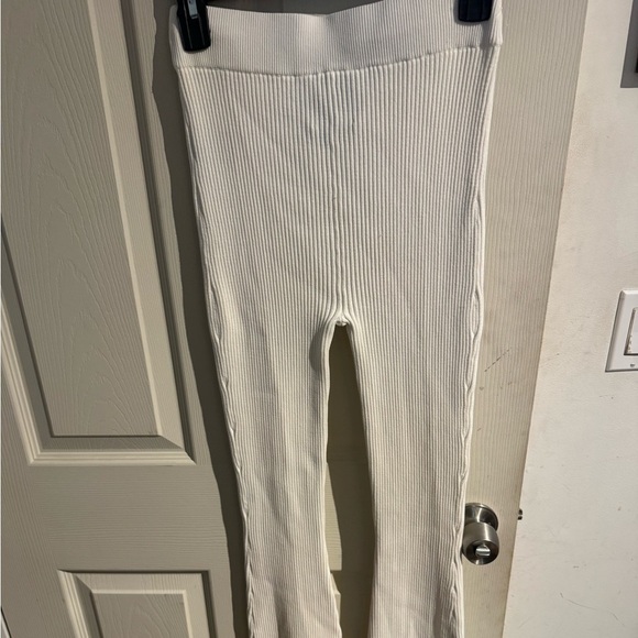 LE ORE RIMINI RIB KNIT FLARED PANTS NWOT SIZE XS - Picture 5 of 13
